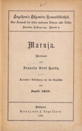 Maruja : Roman