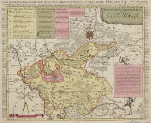 Accurate Geographische Delineation der In dem Meisnischen Creisse des Churfürstenthums Sachsen liegenden Dioeces oder Superintendtur Grossen Hayn ; samt ihren Staedten Flecken und Dorffschaften....MDCCXI