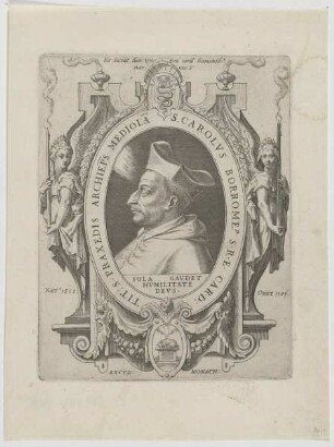 Bildnis Carlo Borromeo, Kardinal und Erzbischof von Mailand