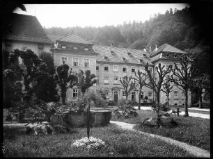 Kloster Lichtental Ansicht Abteigebäude und Eingangsseite (1730)