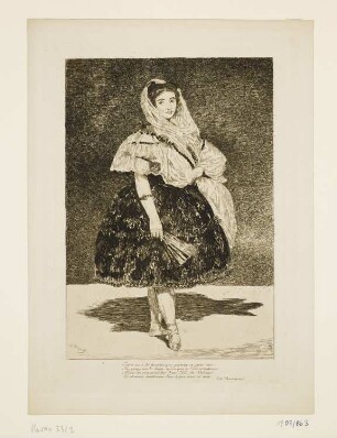 Lola aus Valencia, aus: "Edouard Manet: eaux-fortes"