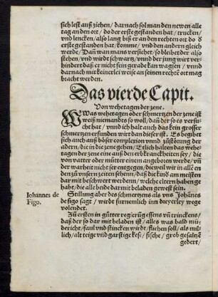 Das vierde Capit.