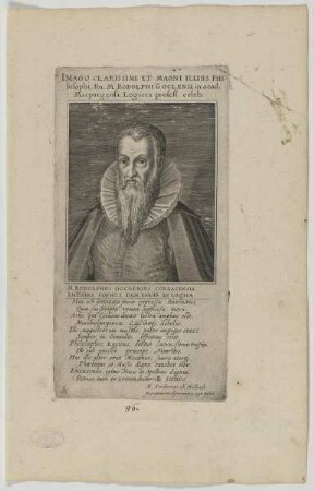 Bildnis des Rodolphus Goclenius