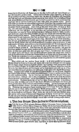 3. Von den übrigen Bey-Zierden der Gärten insgesamt
