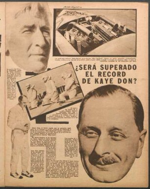 ¿Será superado el record de Kaye Don?