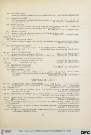Krippenfiguren (Nr. 296-308
