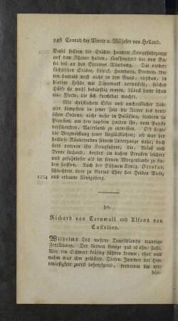 30. Richard von Cornwall und Alfons von Castilien.