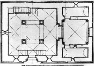 Grundriss der Burgkapelle Sankt Erhard und Sankt Ursula der Kaiserpfalz Eger