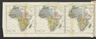 Die politische Karte von Afrika im Juli 1914.