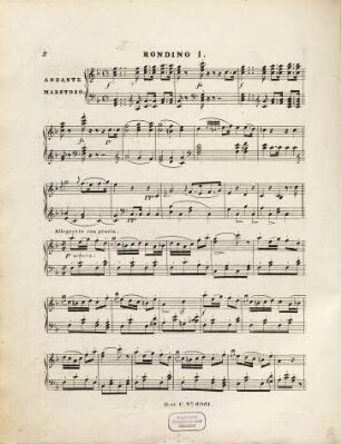 Les gentillesses : 10 petits rondeaux ; tirés des oeuvres de H. Herz ; arrangés pour le pianoforte seul