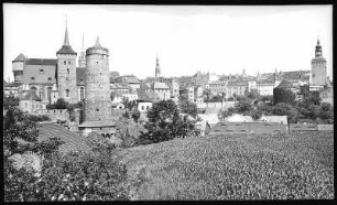 Bautzen. Stadtansicht von Süden