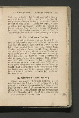 15. Elektrische Abstossung