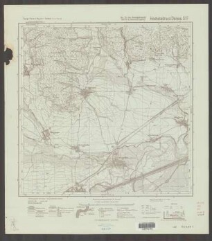 517 Höchstädt a. d. Donau ; Topographische Karte von Bayern 1:25.000 [Positionsblätter]