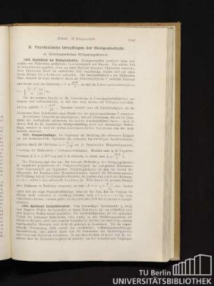 B. Physikalische Grundlagen der Röntgentechnik.