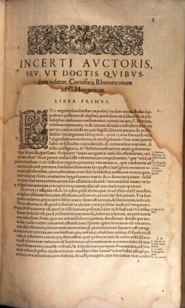 M. Tvllii Ciceronis Opera Omnia Qvae Exstant, 1