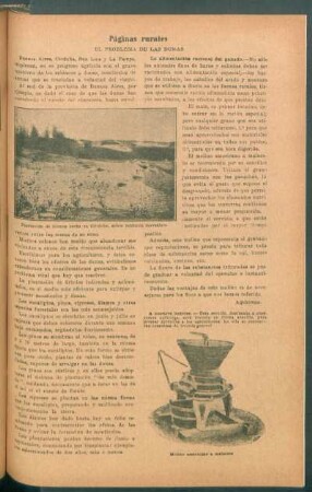 Páginas rurales : El problema de las dunas