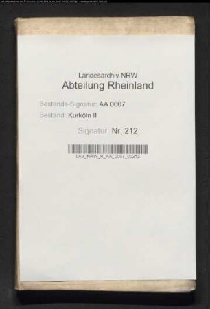 Besoldungslisten des erzbischöflichen Hofstaats