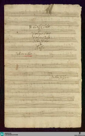 2 Arias - Don Mus.Ms. 1627 : B, strings, org