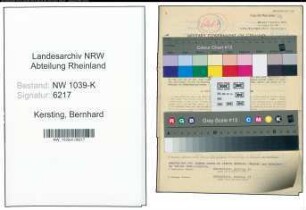 Entnazifizierung Bernhard Kersting , geb. 05.11.1920 (Angestellter)