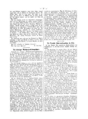 Die Deutsche Lehrerversammlung in Kiel