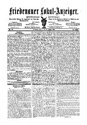 Nr. 19, 22.01.1909