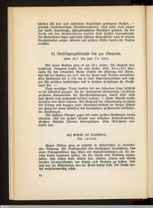 d) Verfolgungskämpfe bis zur Swjenta
