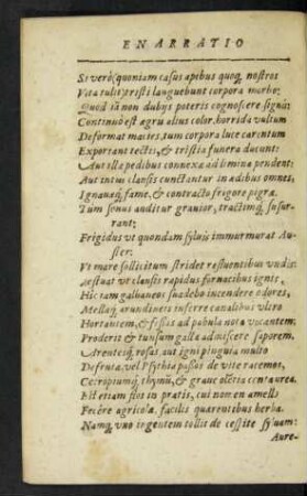Si vero (quoniam casus apibus quoque nostros Vita tulit) ...
