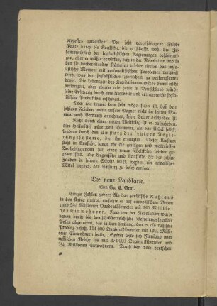 Die neue Landkarte