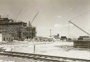 Lübbenau, Großkraftwerk im Bau