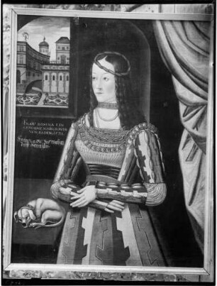 Wachendorf Gemälde Rosina von Ow geborene Prinzessin von Baden