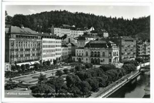 Weltbad Karlsbad. Stadttheater am Adolf-Hitler-Platz