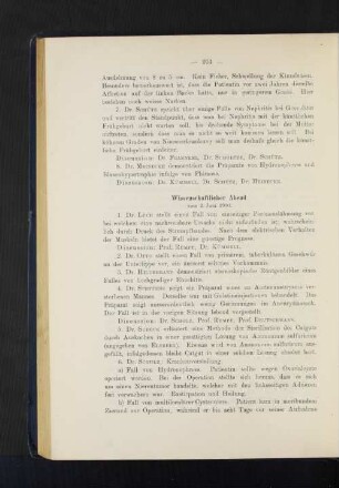 Wissenschaftlicher Abend vom 2. Juni 1900.