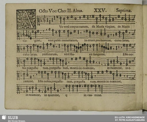 XXV. Ave verum corpus