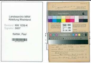 Entnazifizierung Paul Kerber , geb. 10.10.1907 (Arbeiter)