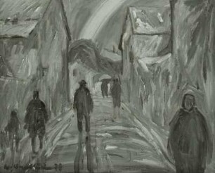 Kleine Gasse anch dem Regen