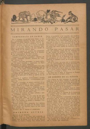 Mirando pasar