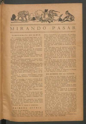 Mirando pasar