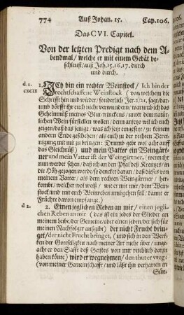 Das CVI. Capitel. - Das CVII. Capitel.