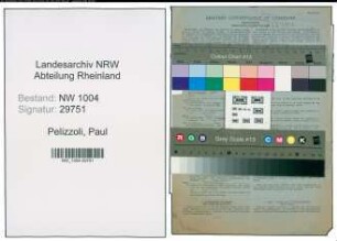 Entnazifizierung Paul Pelizzoli , geb. 09.04.1907 (Geschaeftsfuehrer)