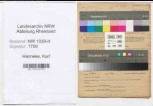 Entnazifizierung Karl Hanneke , geb. 22.06.1879 (Sattler)