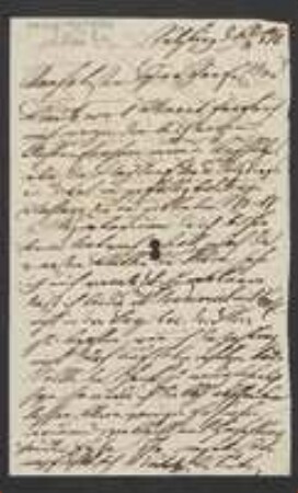 Brief von Anton Eleutherus Sauter an Unbekannt