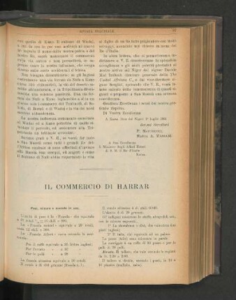 Il Commercio Di Harrar.
