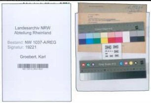 Entnazifizierung Karl Groebert , geb. 00.00.0000 (Reg.Sekretaer)