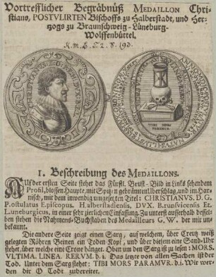 Bildnis des Christianus, Herzog von Braunschweig-Lüneburg