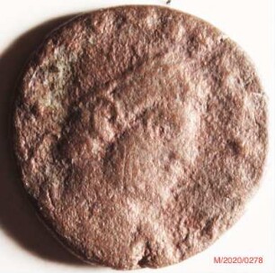 Römische Münze, Nominal Follis, Prägeherr Constans, Prägeort nicht bestimmbar, Original