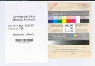 Entnazifizierung Heinrich Salzmann, geb. 15.12.1894 (Kriminalsekretaer)
