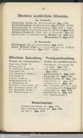 Öffentliche wundärztliche Hilfsstellen