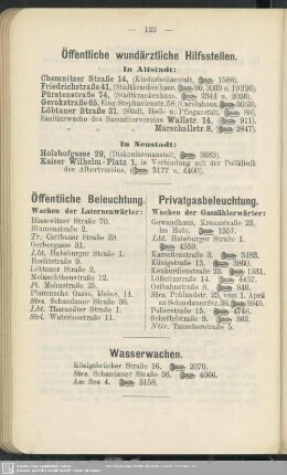 Öffentliche wundärztliche Hilfsstellen
