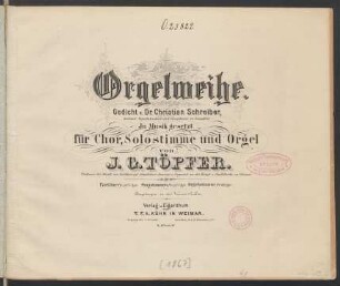 Orgelweihe