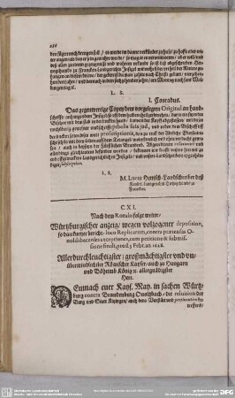 Würtzburgische anzeig, wegen volzogener Deposition